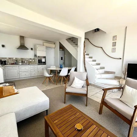 شقة Boheme With Seaview & Private Garden, Antheor Saint-Raphaël